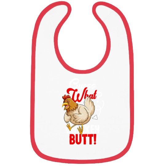 Chicken Pet Guess What Chicken Butt 281 Bibs