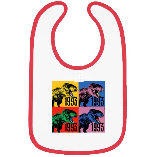Dinosaur Pet Jurassic Park 30 Years Bibs