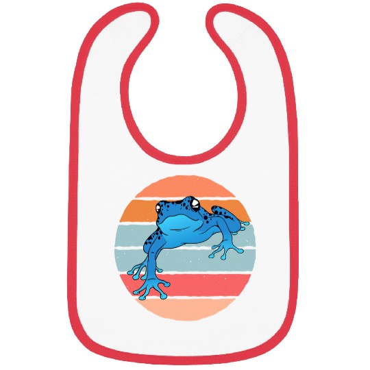 Frog Pet Nice Blue Poison Dart Frog Bibs