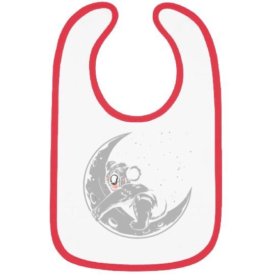 Koala Pet Kawaii Koala Cute Sleeping Animal Moon Bibs