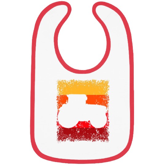 Tractor Fun Agriculture Farm vintages Retro Bibs