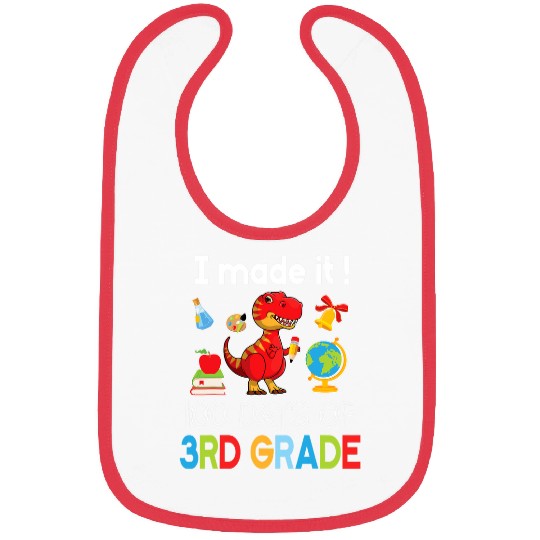 Dinosaur Pet Student Teacher I Made It 100 Days Of 3rd Grade Bibs