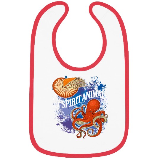 Octopus Pet Cephalopod octopus cuttlefish giant squid oceanography18 Bibs