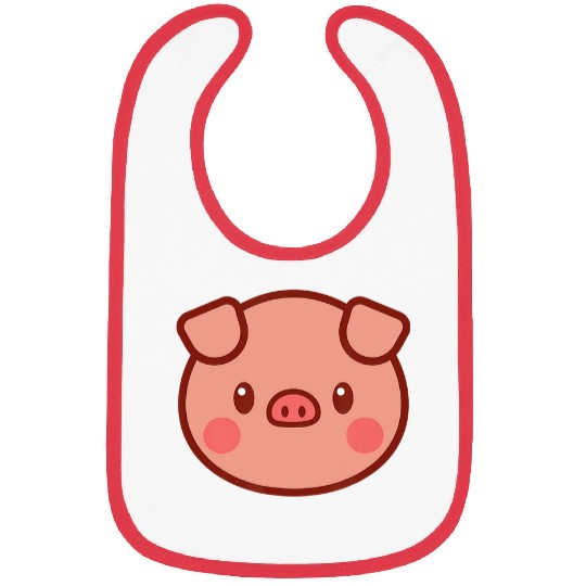 Pig Pet Face Gift For Bibs