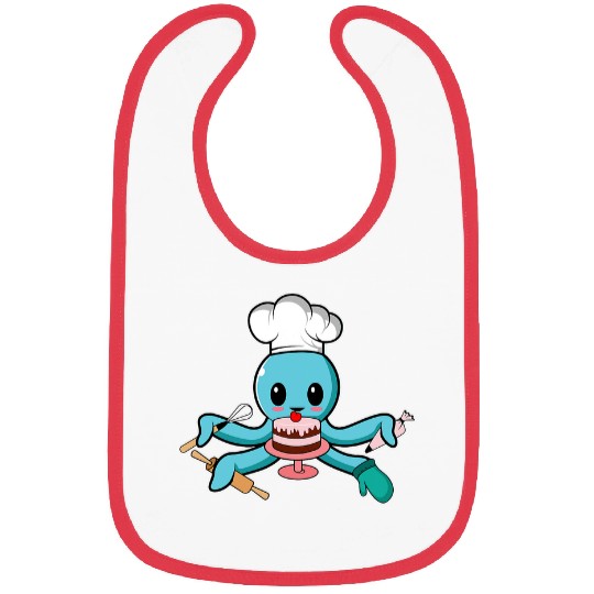 Octopus Pet Baking Food Cook Or Baker Bibs
