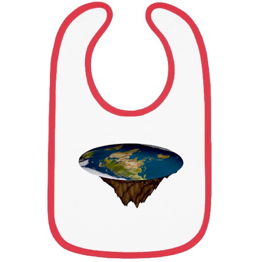 Flat Earth Society 2Flat Earth Map Model Globe Bibs