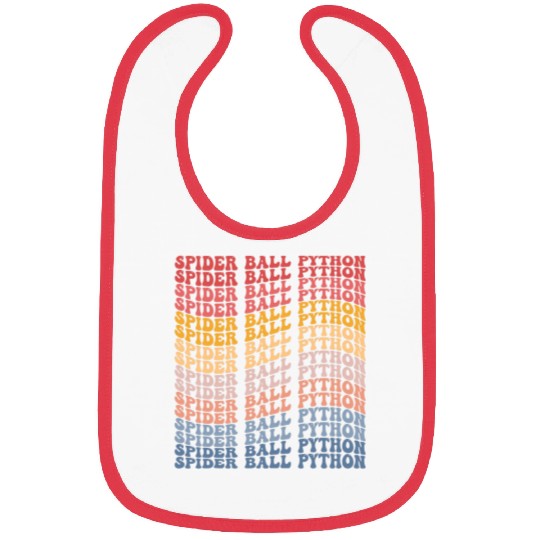 Python Pet Spider Ball Python Groovy Retro Bibs