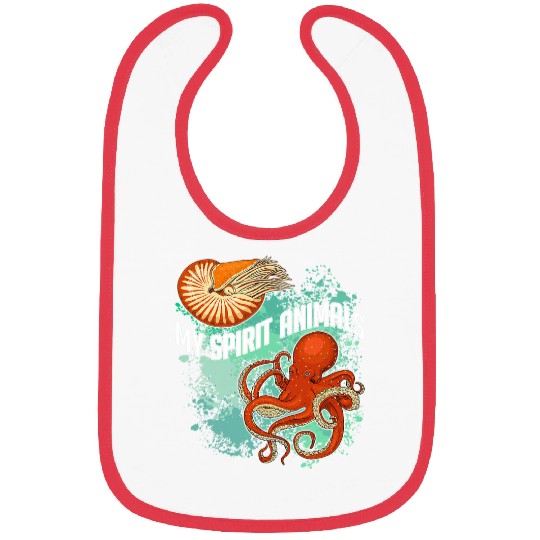 Octopus Pet Cephalopod octopus cuttlefish giant squid oceanography4 Bibs