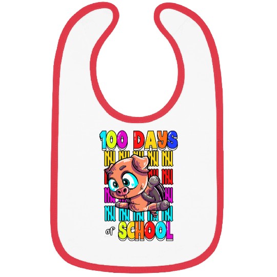 Pig Pet 100 Days Of School Bibs