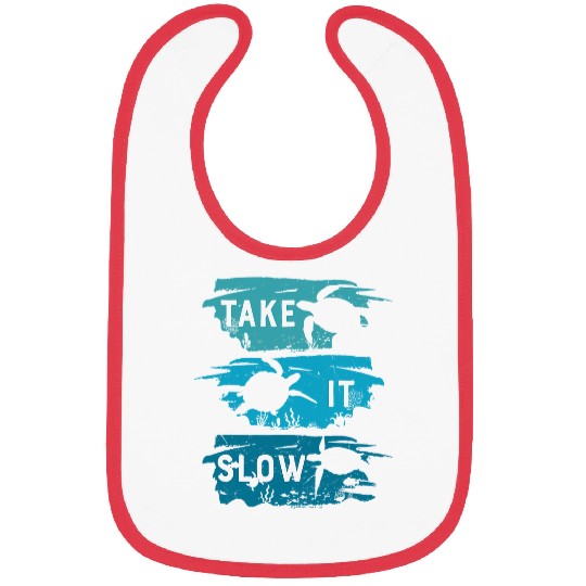 Turtle Pet Take It Slow Ocean Turtle Sea Life 112 Bibs