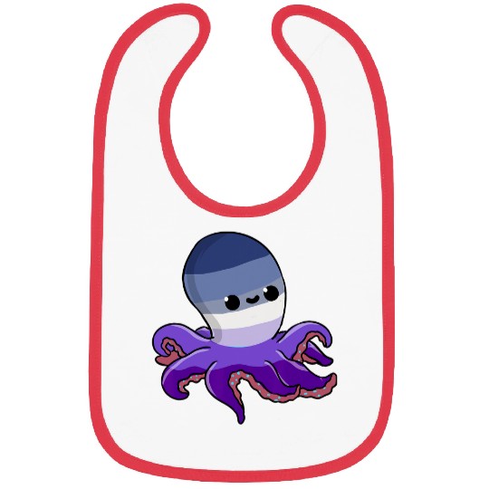 Octopus Pet Butch Lesbian Pride Bibs