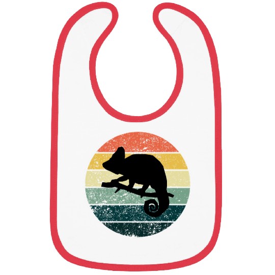 Chameleon Pet vintages Jackson Chameleon Animals Lover Distressed Bibs