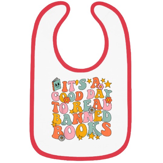 Book Fun Read Banned Books Groovy Library Reading Lovers Bibs
