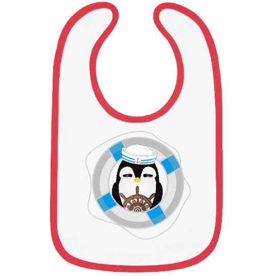 Penguin Pet sailor in navy look Bibs