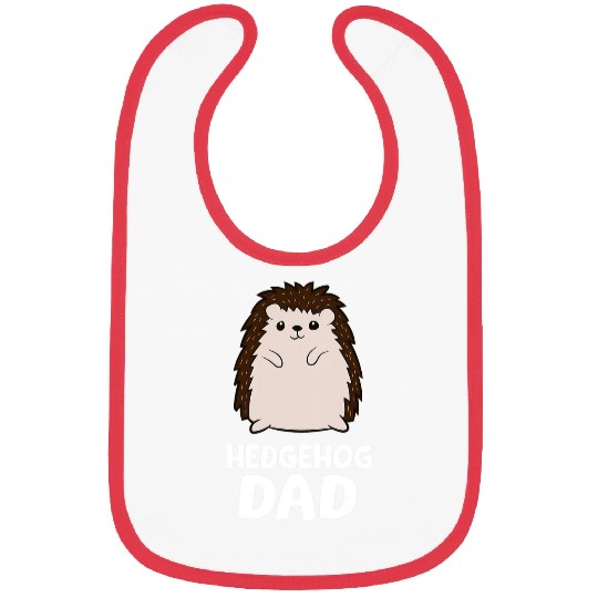 Hedgehog Pet Dad Bibs