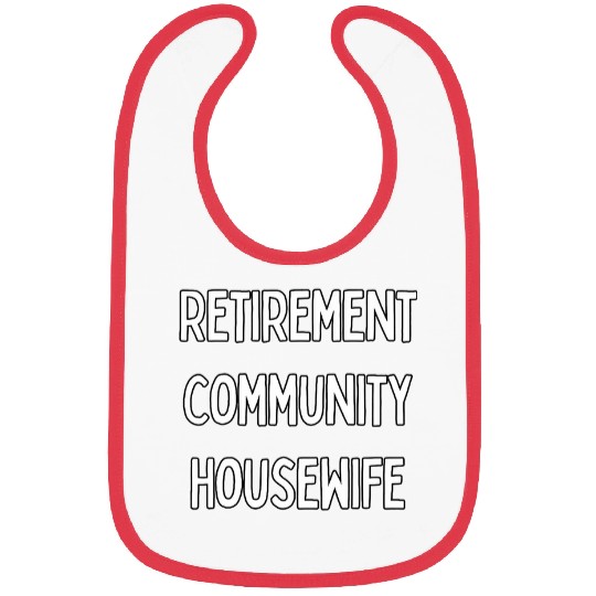 Retirement Community Housewife Bibs