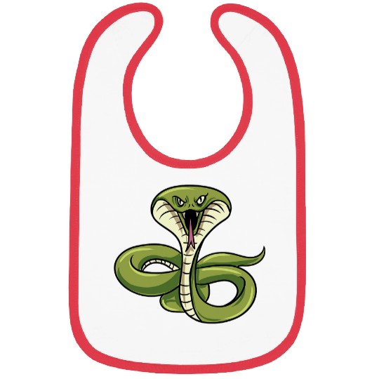 Python Pet animal snake poison cobra cool python anaconda Bibs
