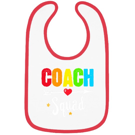 Coachs Squad Tee Back to School Matching Group School Coach Bibs