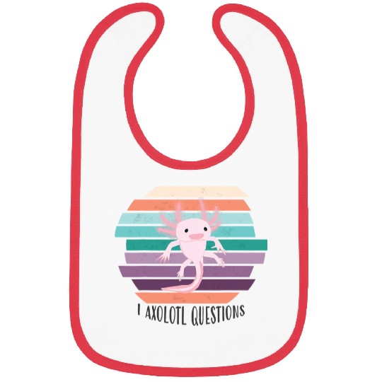 Axolotls Pet Cute Salamander Axolotls Questions Bibs