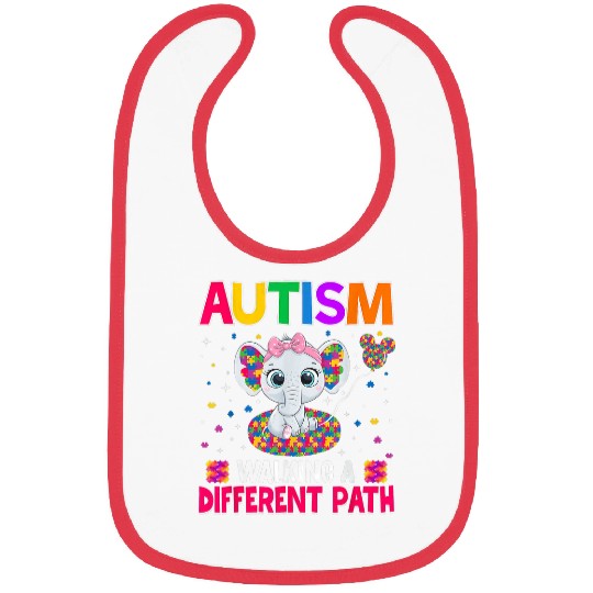 Autism Puzzle Walking a Different Path Support Autism Warriors Bibs