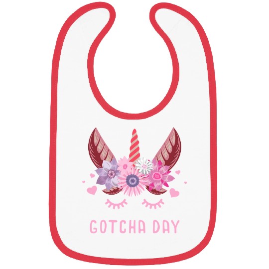 Unicorn Pet Pro Adoption Gotcha Day Adopted Son Daughter Bibs