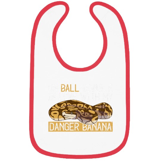 Python Pet Ball Python For Banana Ball Python Lover Bibs
