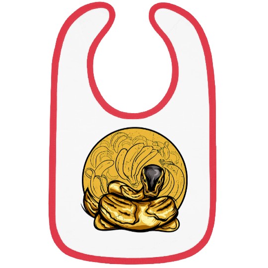 Python Pet ball python coral python noodle reptile snake animal Bibs