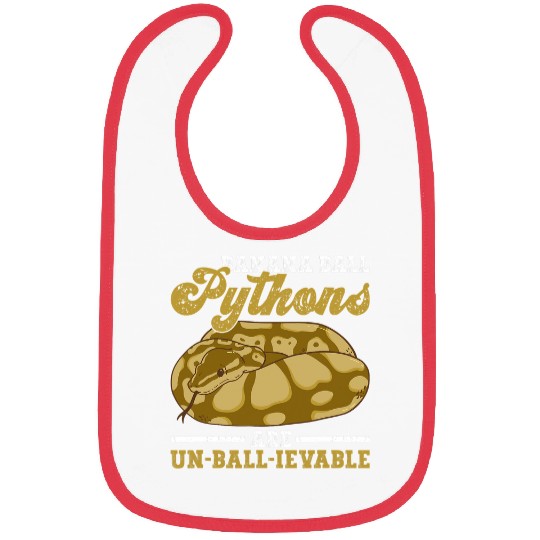 Python Pet Ball Python Are UnBallIevable for Royal Python Owner Bibs