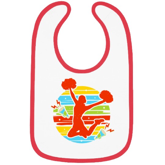 Cheerleader Retro Cheering Squad Trainer Cheerleading Coach Bibs