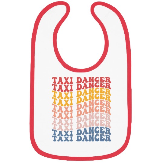 Taxi Dancer Groovy Retro Bibs