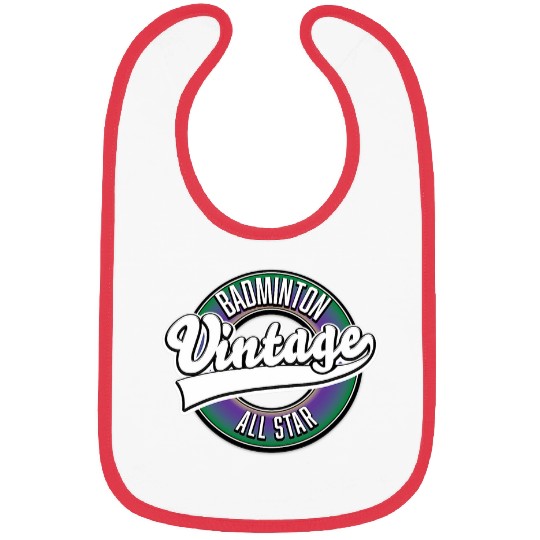 Sport Badminton vintagess all star logo Bibs