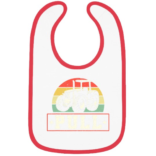 Tractor Fun Pull Tractor Pulling Sport Bibs