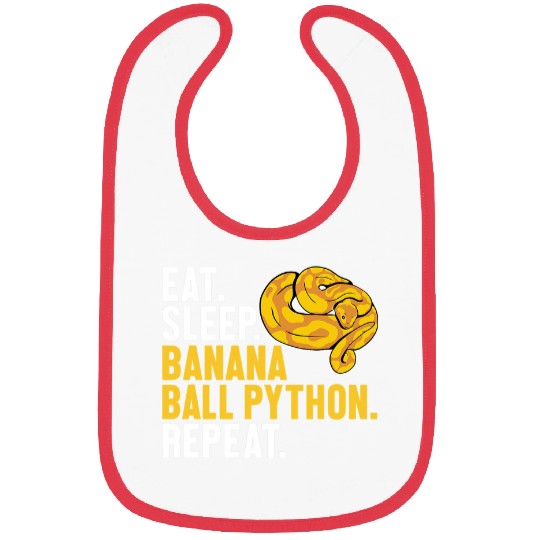 Python Pet Eat Sleep Banana Ball Python Repeat Banana Ball Python 1 Bibs