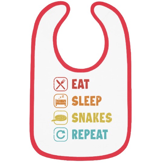 Python Pet Eat Sleep Snakes Repeat Pythonidae Banana Ball Python Bibs