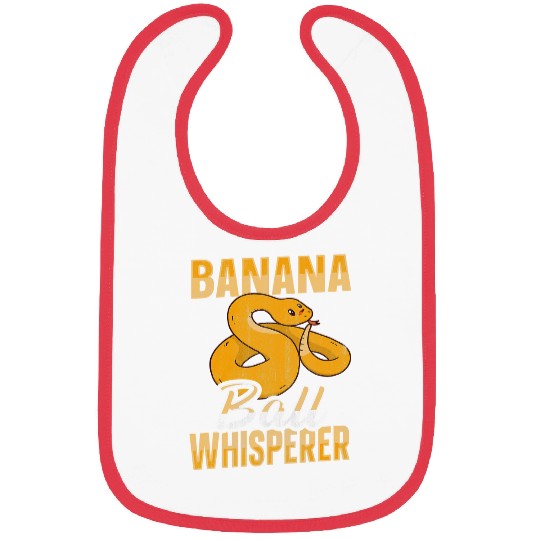 Python Pet Banana Ball Whisperer Snake Funny Ball Python04 Bibs