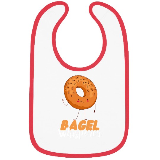 Bagel Whisperer Bagels Baking Baker Dough Bagel Lover Bibs