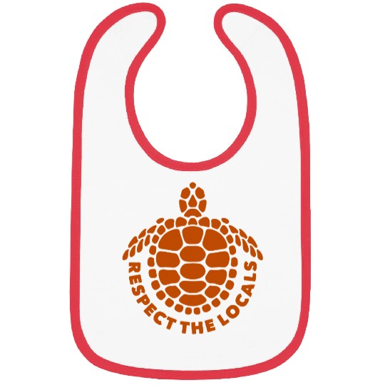 Turtle Pet Respect The Locals Sea Bibs