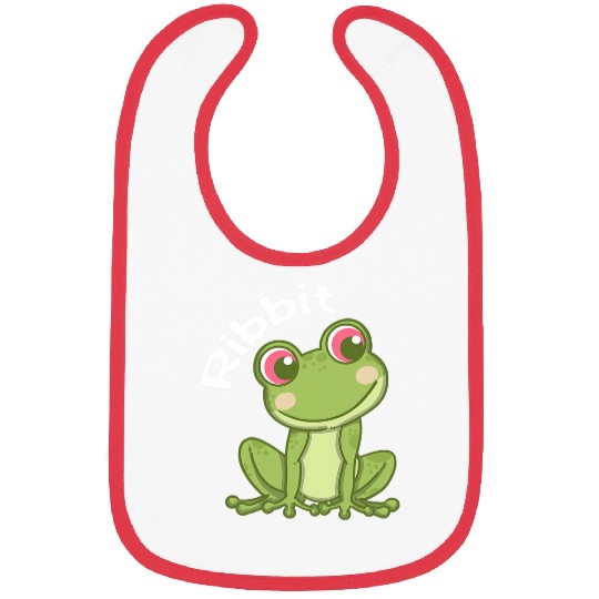 Frog Pet Ribbit Cute Kawaii Frog Toad Catcher Frog Lover Bibs