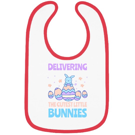nurses Job Easter Pregnancy Delivering Cutest Bunnies nurses Labor Day 6 Bibs