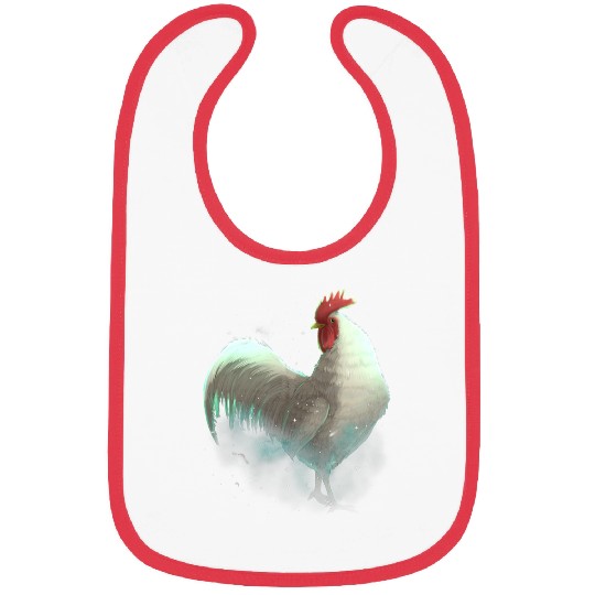 Chicken Pet Cosmic Galaxy Celestial Outer Space Astronomy Bibs