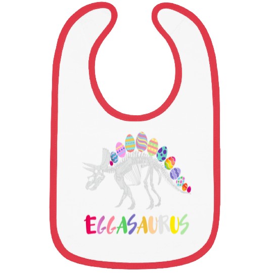 eggasaurus stegosaurus egg dinosaur happy easter day 1 Bibs