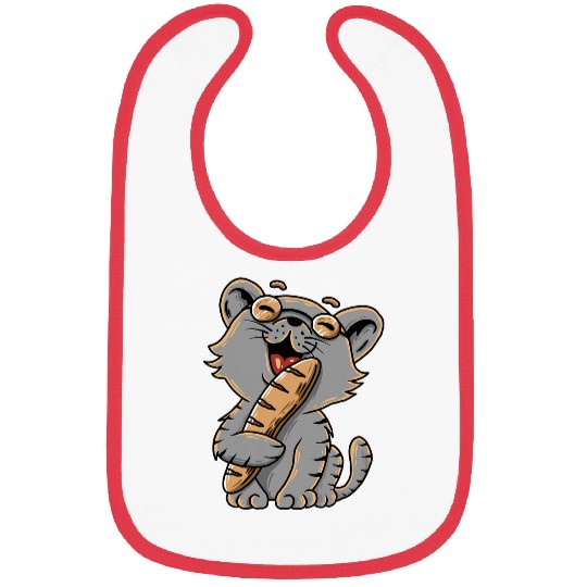 Baker Cat Bread Funny Baking Bibs