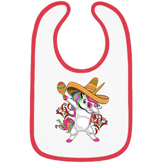 Unicorn Pet  Unicorn Dab Unicorns cinco de drinko 75 Bibs