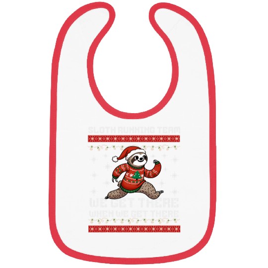 Sloth Pet Christmas k Running Team Squad xmass Fun Run Bibs