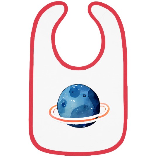 Planet Saturn Space Future Astronaut Exploration Astronomy Bibs