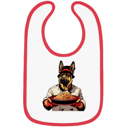 German Shepherd Chef Funny Dog Cooking Bibs