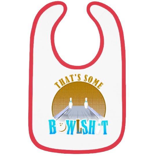 Sport Bowling Novelty Light Blue Goldenrod Bowlsht Ten Pin Bowling Bibs