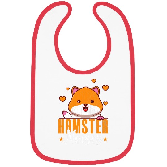 Hamster Pet Noises Funny Hamsters Animal Pet Lover Graphic Bibs