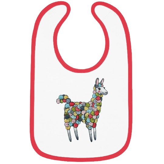 Llama Pet Multicolor Polka Dot Llama International Dot Day Bibs