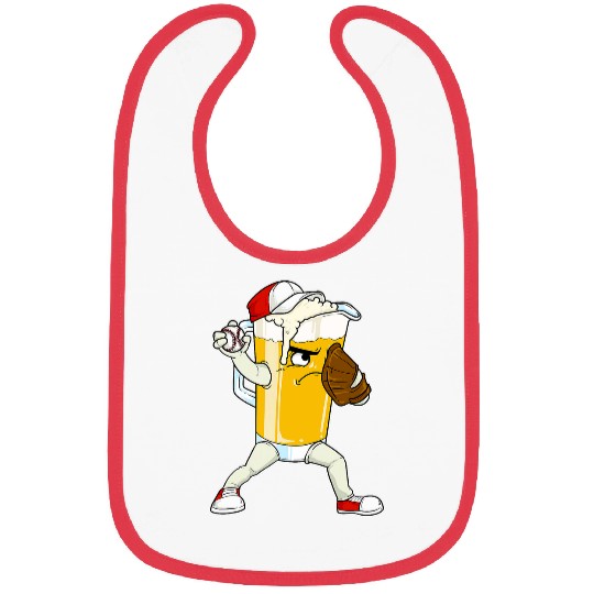 Beer Fun Baseball Pitcher Pub Bibs